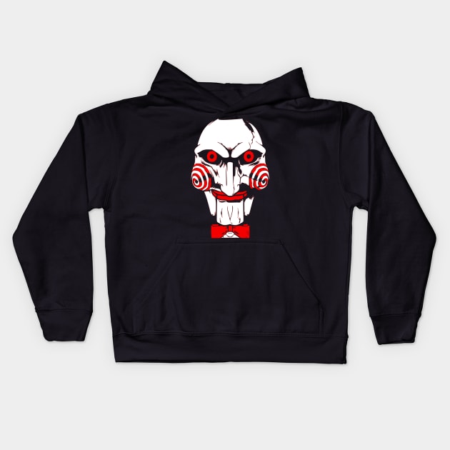 Billy the Puppet Saw Kids Hoodie by OtakuPapercraft